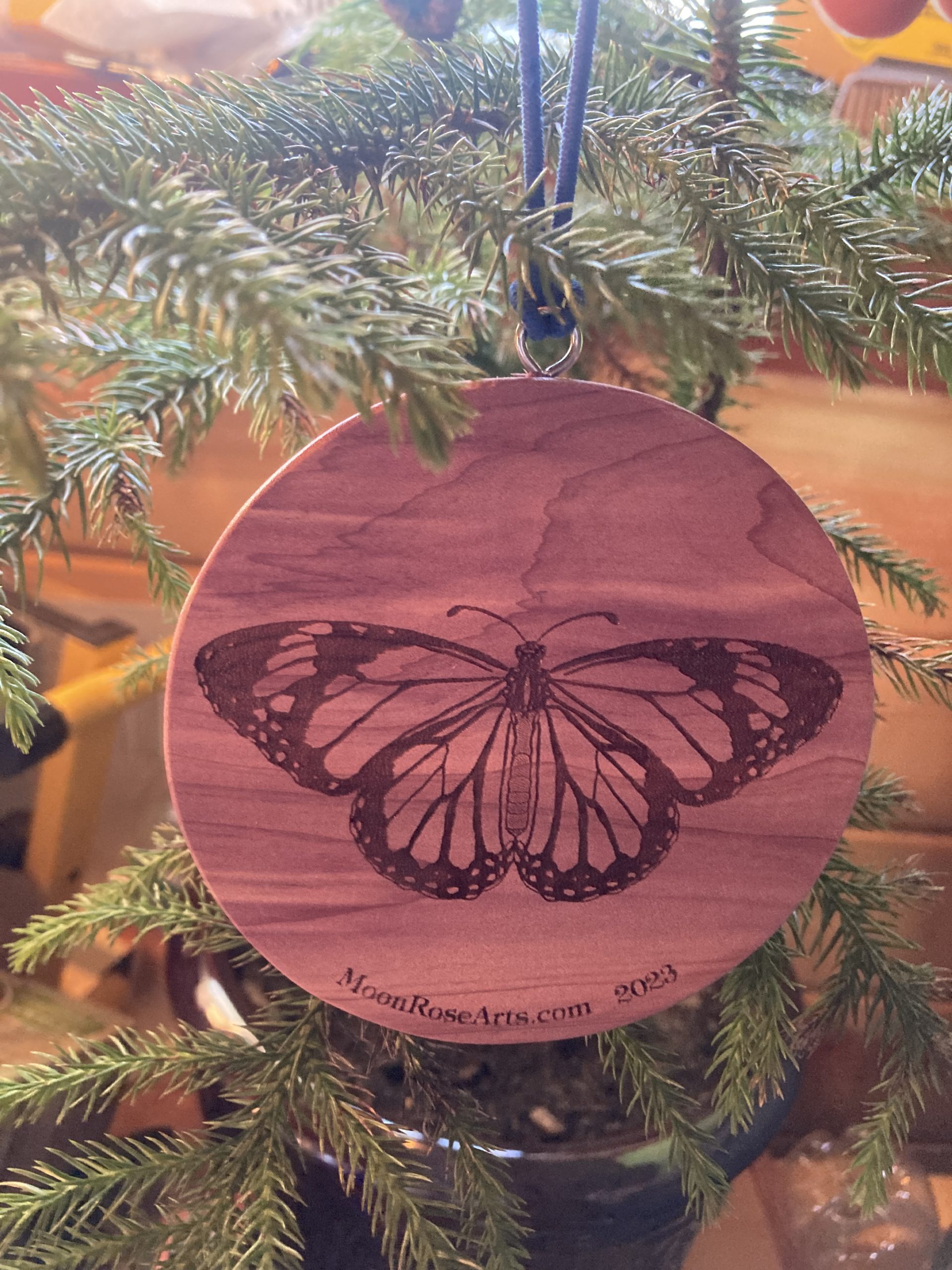 Custom Butterfly Ornament